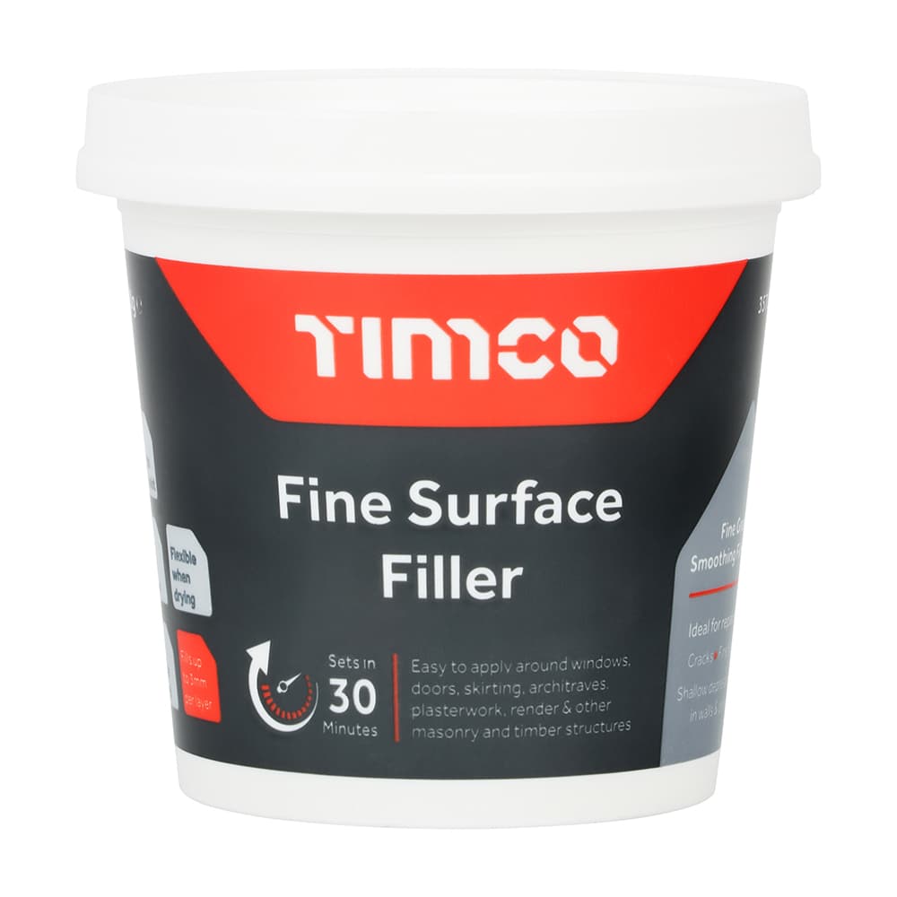 Timco 357001 Fine Surface Filler 600G Tub 1