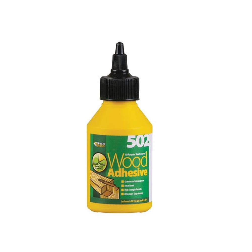 Everbuild Sika 483366 502 All Purpose Weatherproof Wood Adhesive 125Ml