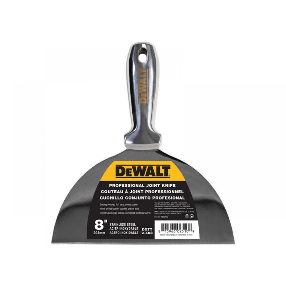Dewalt Drywall EU2-408 Stainless Steel Jointing/Filling Knife 200Mm (8In)