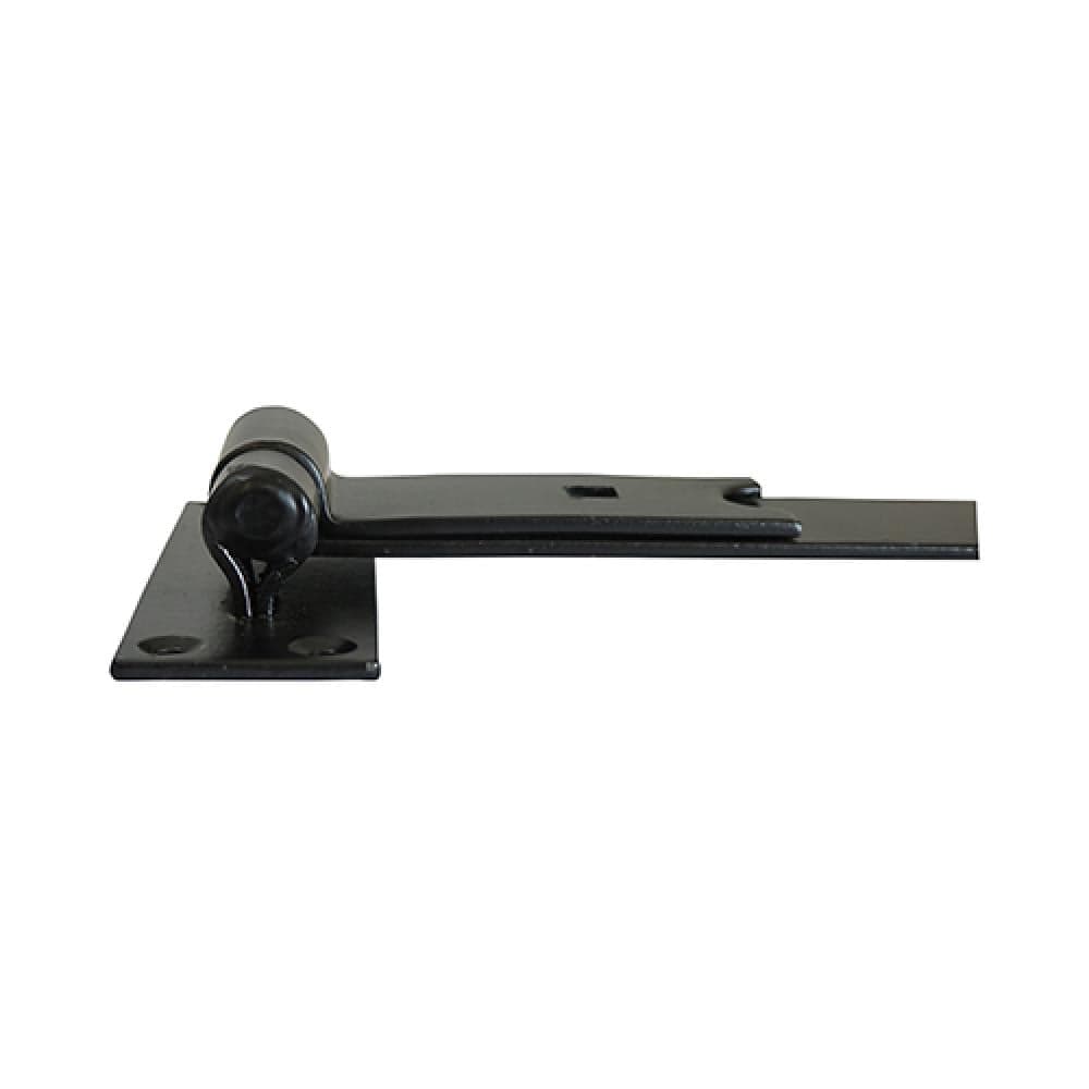 Timco HBS750B Pair Of Straight Band & Hook On Plates - Black 750Mm