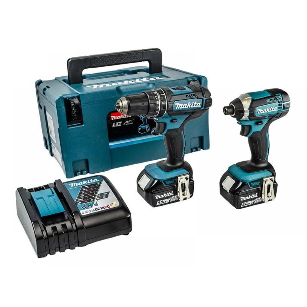 Makita DLX2131TJ Dlx2131Tj Twin Pack 18V 2 X 5.0Ah Li-Ion
