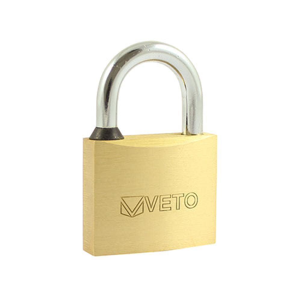 Timco P60 Brass Padlock 60Mm Blister Pack 1