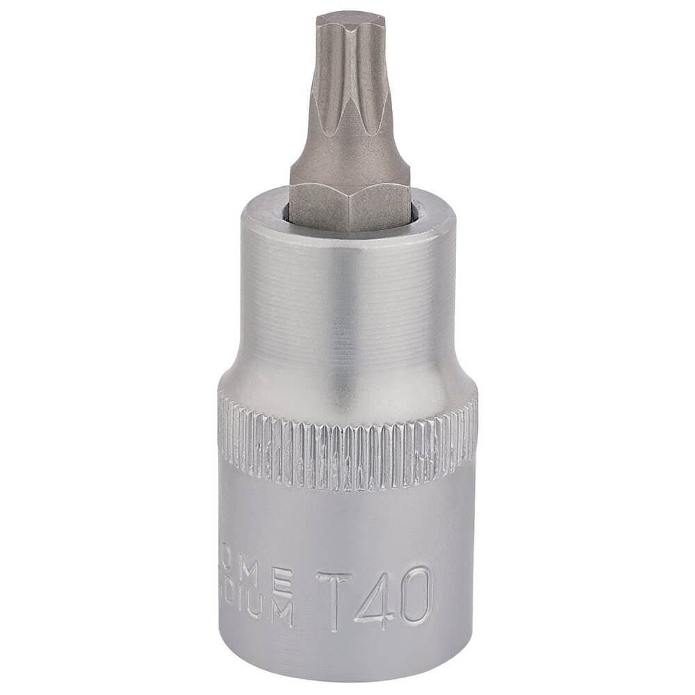 Draper Expert 16312 Draper Tx-Star® Socket Bit 1/2in Sq. Dr. T40 X 55Mm each