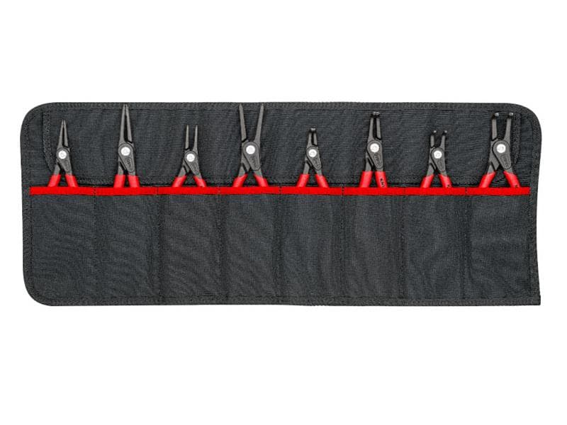 Knipex Tool Roll Circlip Plier Set 8 Piece 00 19 58 V02