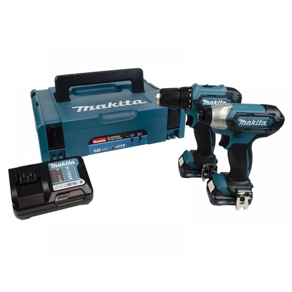 Makita CLX224AJ Clx224Aj 12Vmax Cxt Twin Pack 12V 2 X 2.0Ah