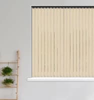 Ex-lite 89 Cream Electric Vertical Blinds PVC