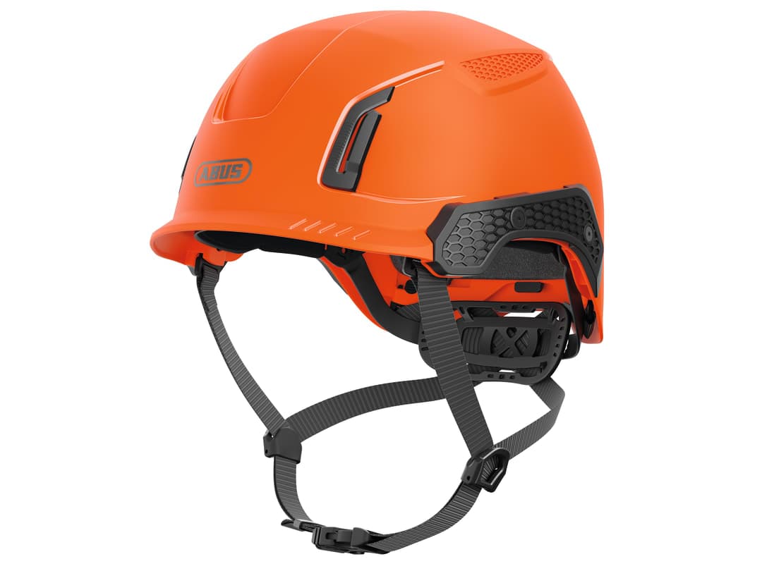 ABUS Mechanical SPECTOR-E Non-vented Safety Helmet Orange 10038479-01