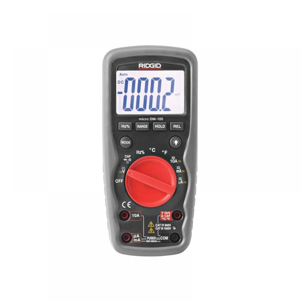 Ridgid 37423 Dm-100 Micro Digital Multimeter 37423