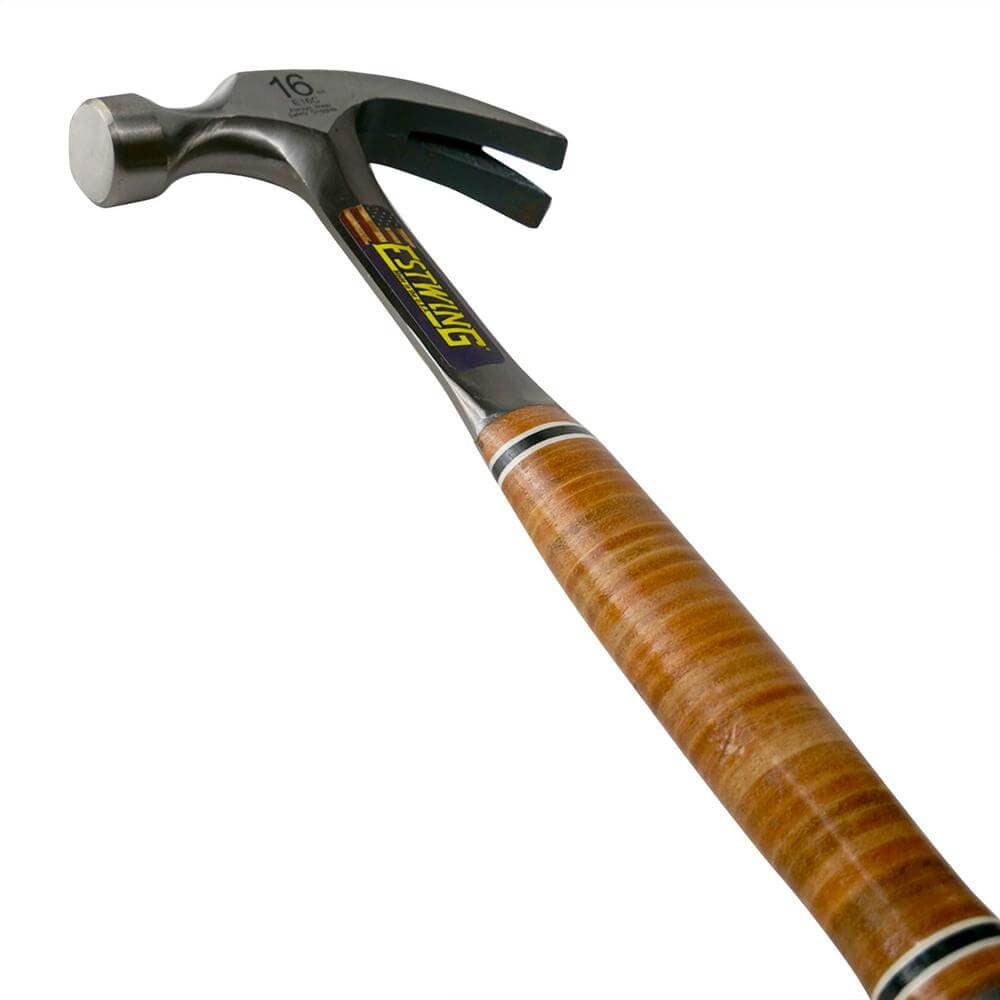 Estwing E16C Curved Claw Hammer With Leather Grip 16Oz/448G Pk 1 23506