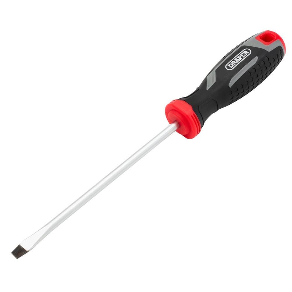 Draper Slotted Soft Grip Screwdriver Sl6 X 150Mm Pk 1 13390