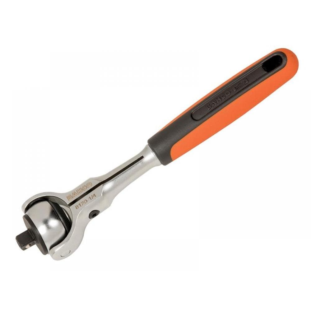 Bahco 8120-1/4 Swivel Head Ratchet 1/4In Drive