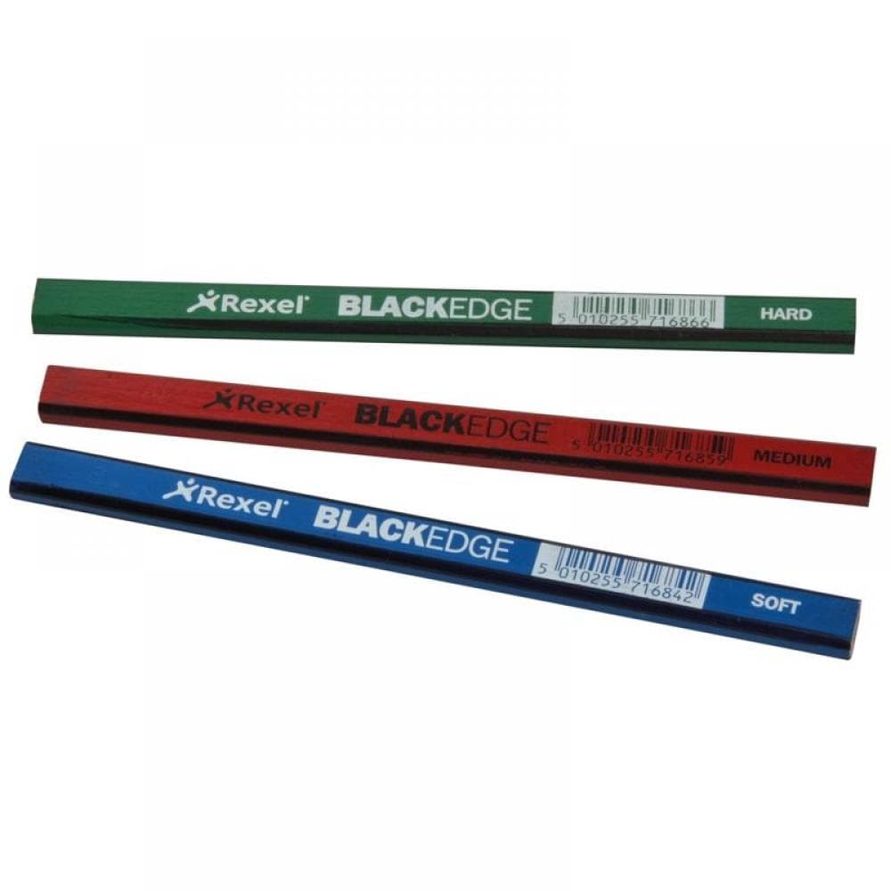Blackedge 34326 Carpenterfts Pencils - Assorted (Card 12)