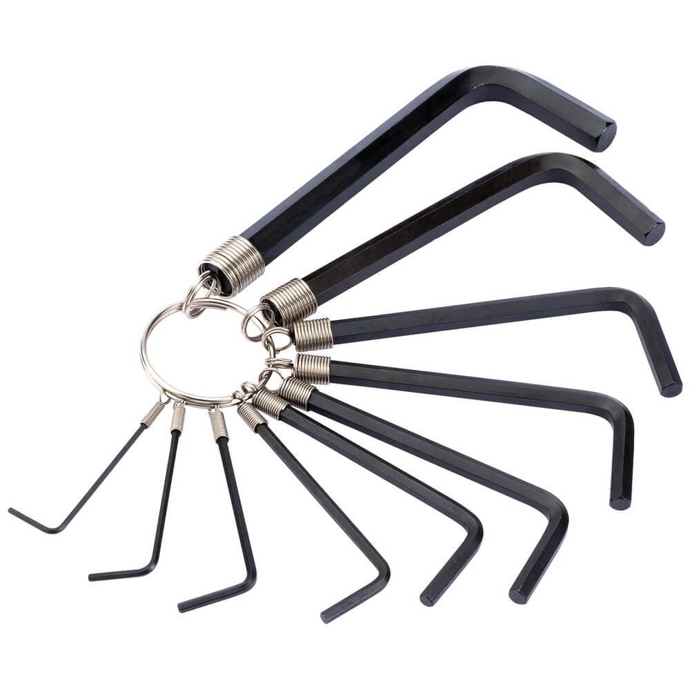 Draper 33655 Metric Hexagon Key Set (10 Piece) per set