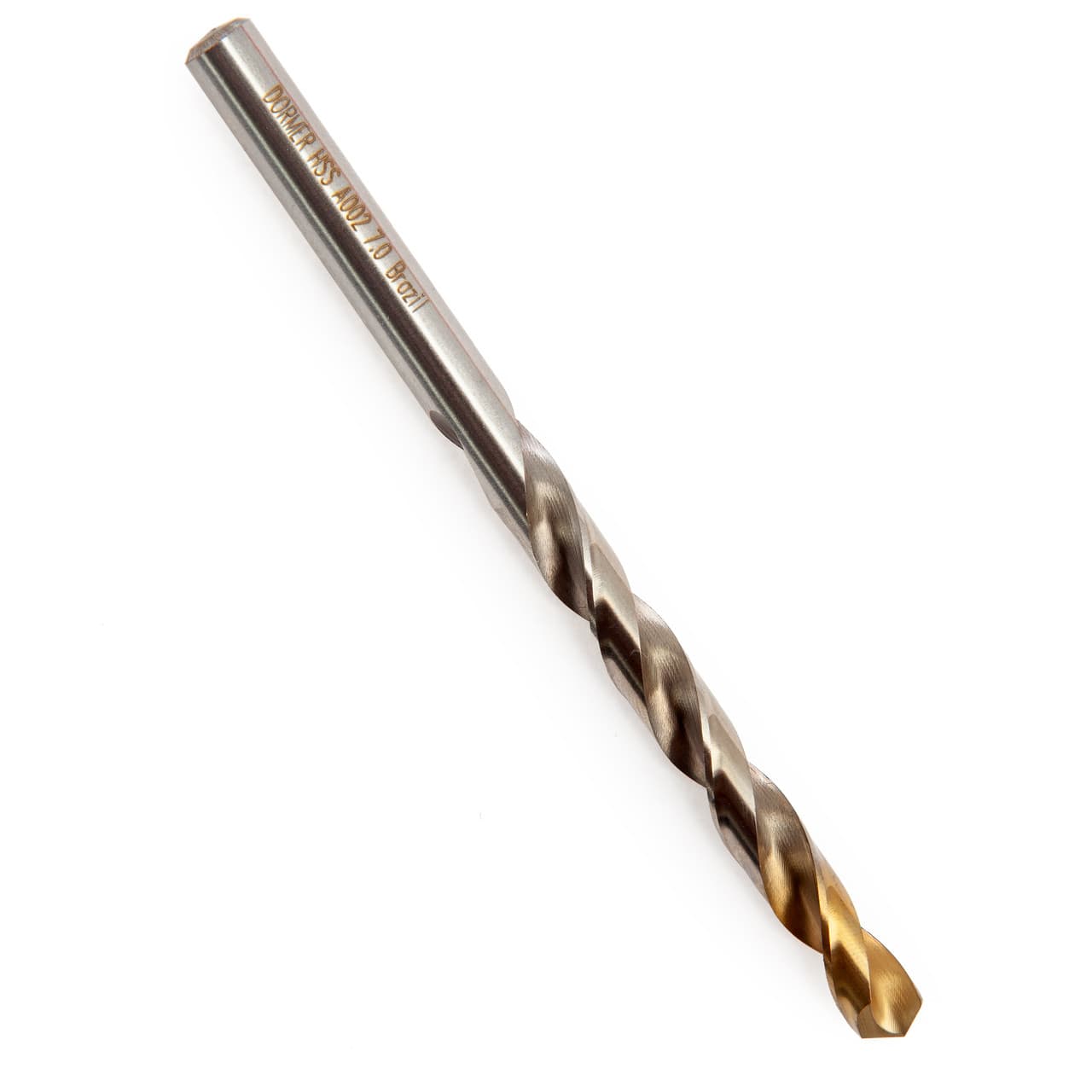 Dormer A002 Hss Tin Coated Tip Jobber Drill Bits 7Mm (Box Of 10)
