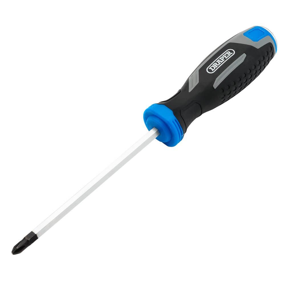 Draper Pound Thru Phillips Soft Grip Screwdriver Ph2 X 125Mm Pk 1 13444