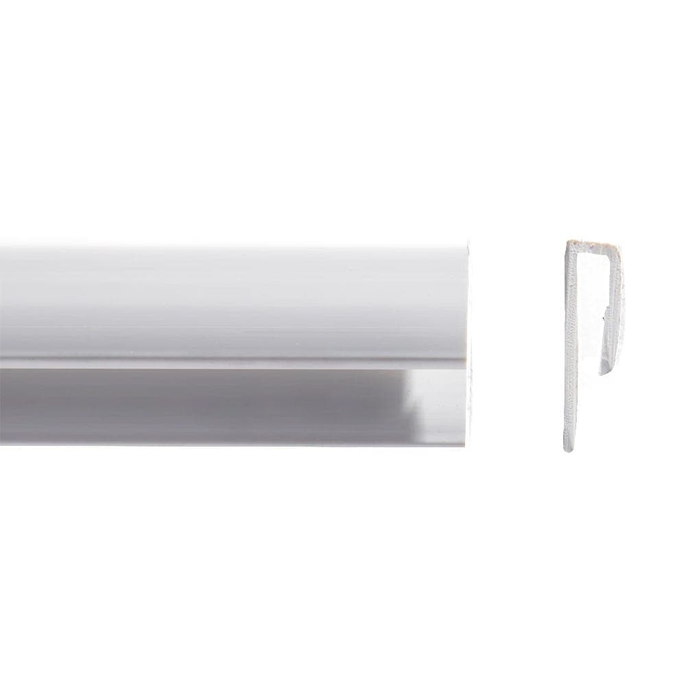 Altro Whiterock Heavy Duty Start and Edge Trim White 3000mm - A833/30