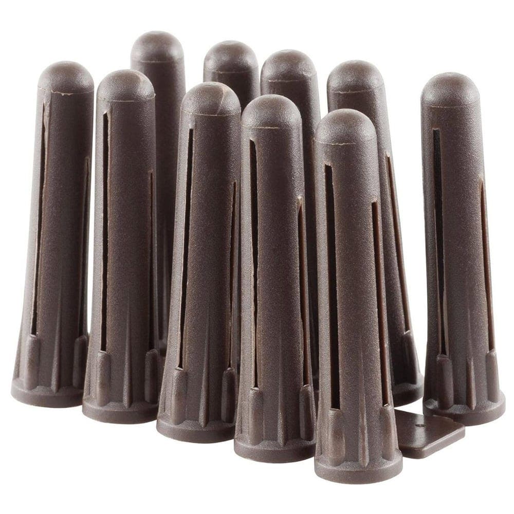 Wall Plastic Plugs Brown 7mm (Box of 100)