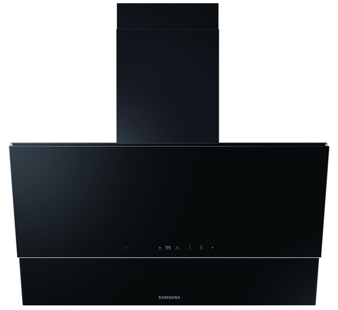 Samsung 90cm Chimney Hood Black Glass - NK36N9804VB/UR