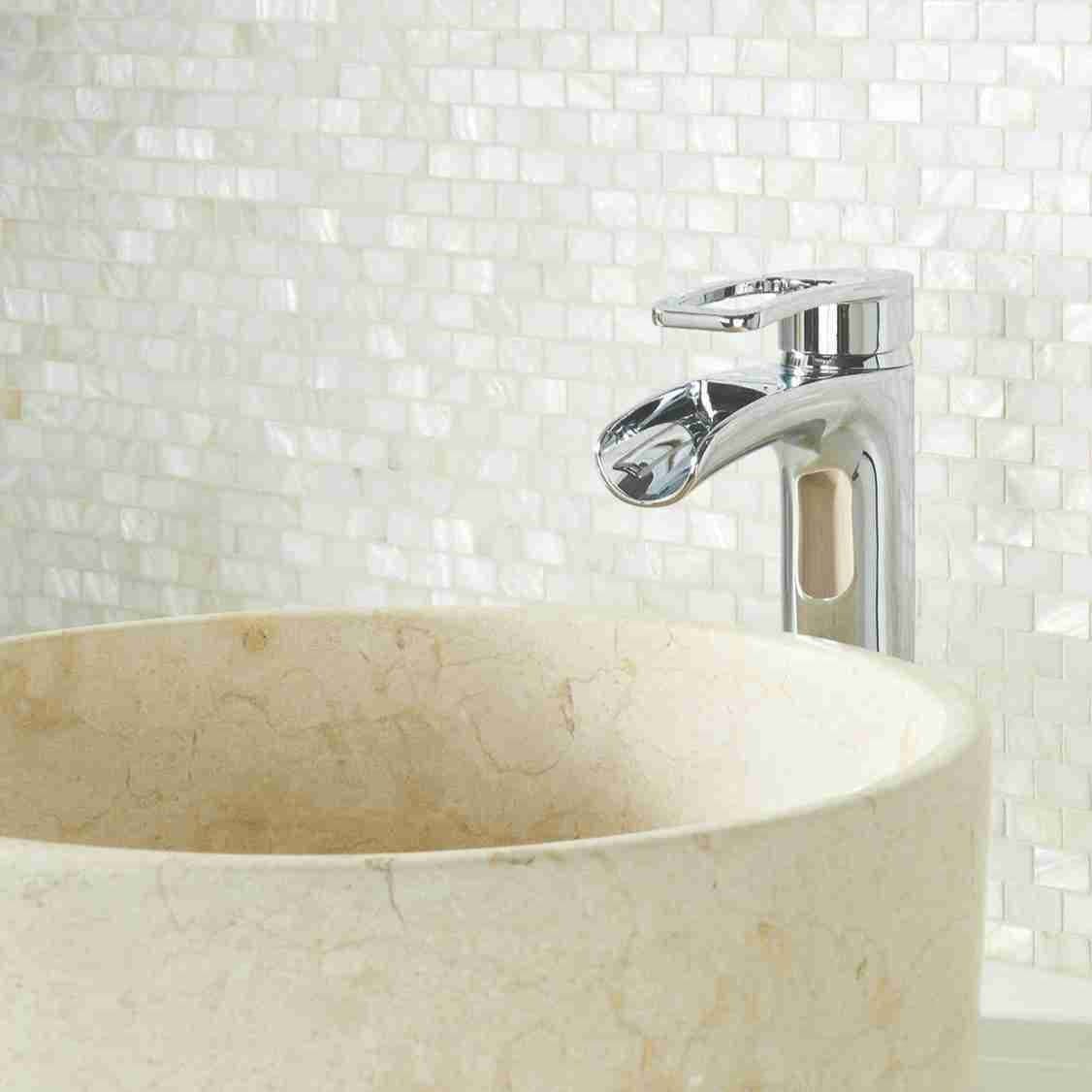 Original Style Mosaics Pearl Brickbond Shell Mosaic Tile 32x31cm