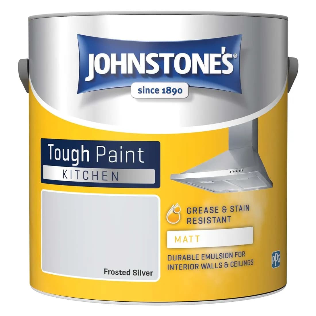 Johnstones Frosted Silver Kitchen Matt 2.5L
