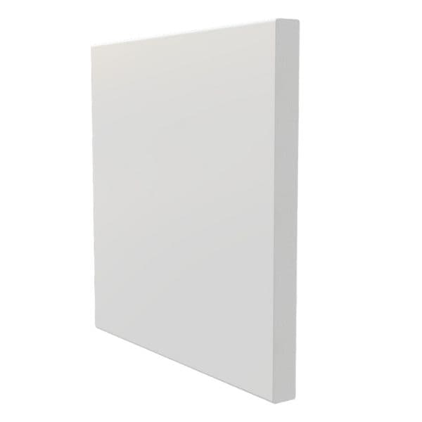 175mm White Flat Fascia Board - 16mm x 5mtr - Pack of 2