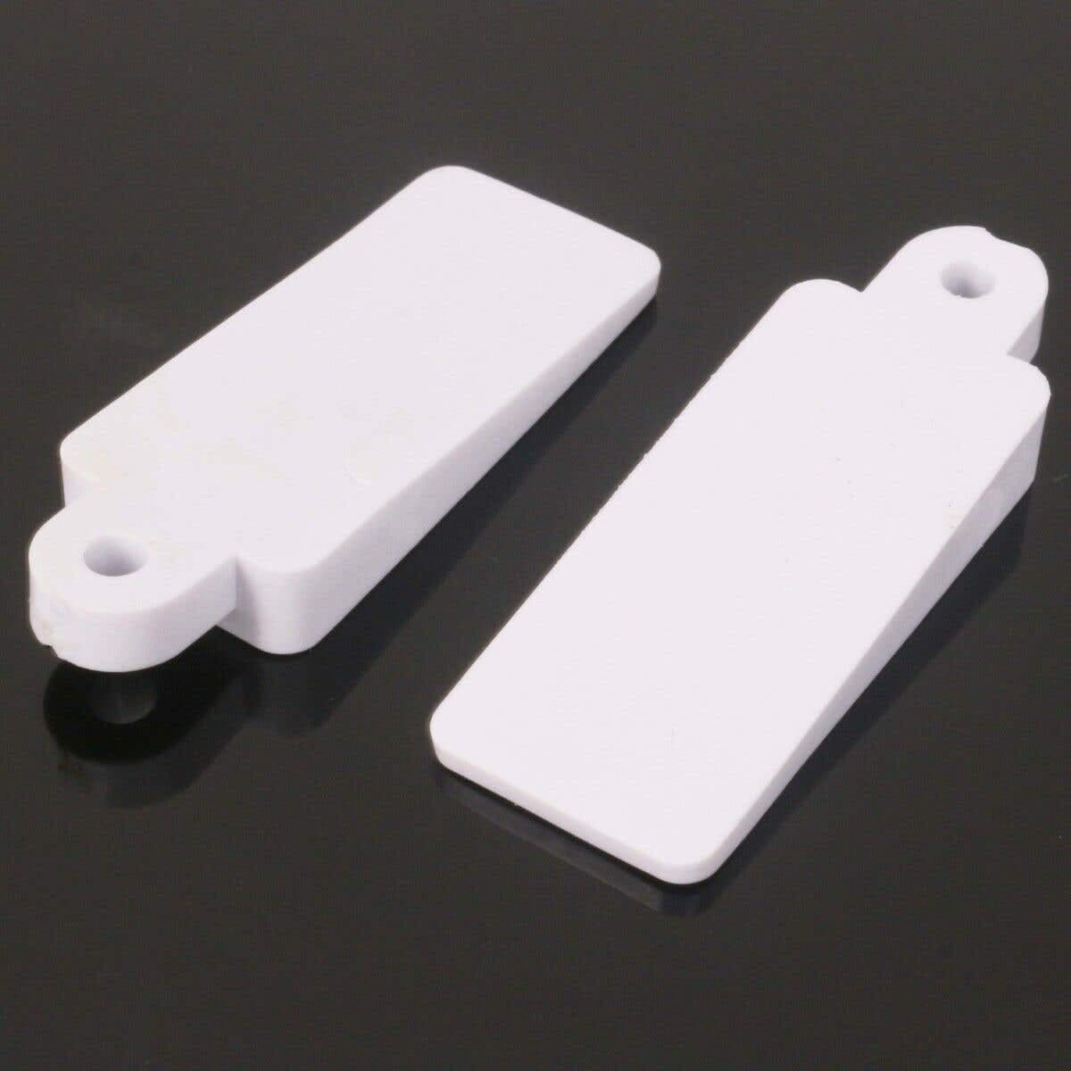 White Rubber Window Wedge (Pack of 2)
