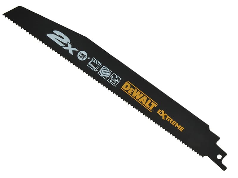 Dewalt DT2301L-QZ 2X Life General Purpose Reciprocating Blade 152Mm X 10 Tpi Pack Of 5