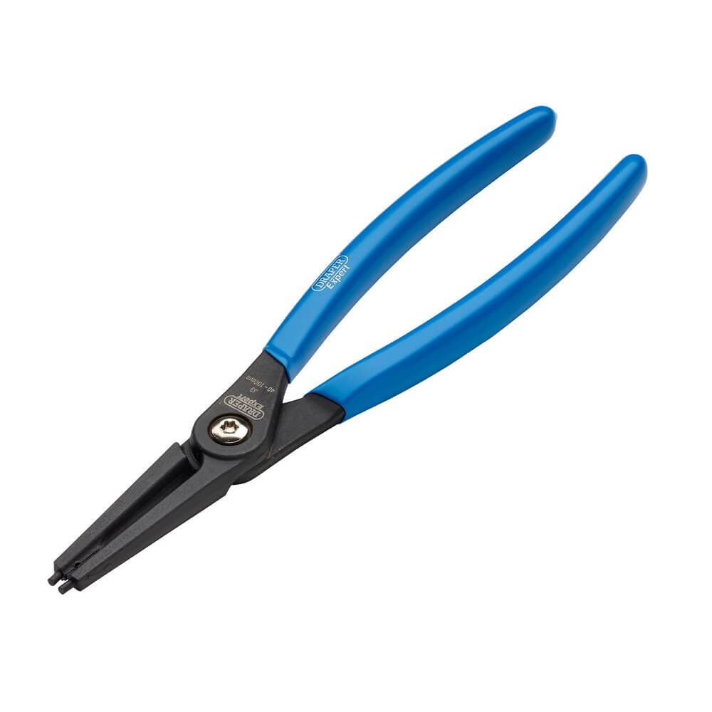 Draper Expert Straight Tip Internal Circlip Pliers J3 225Mm each 1 09024