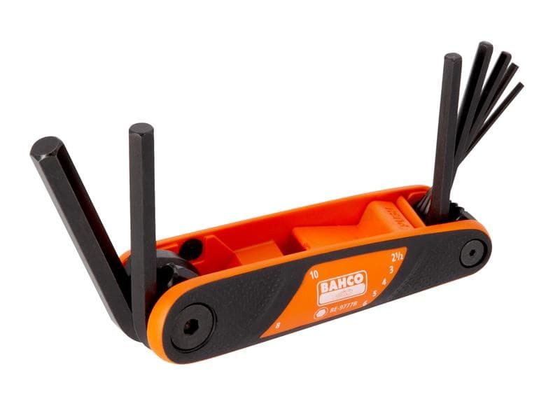 Bahco BE-9777B Be-9777B Hexagon Key Folding Set 7 Piece