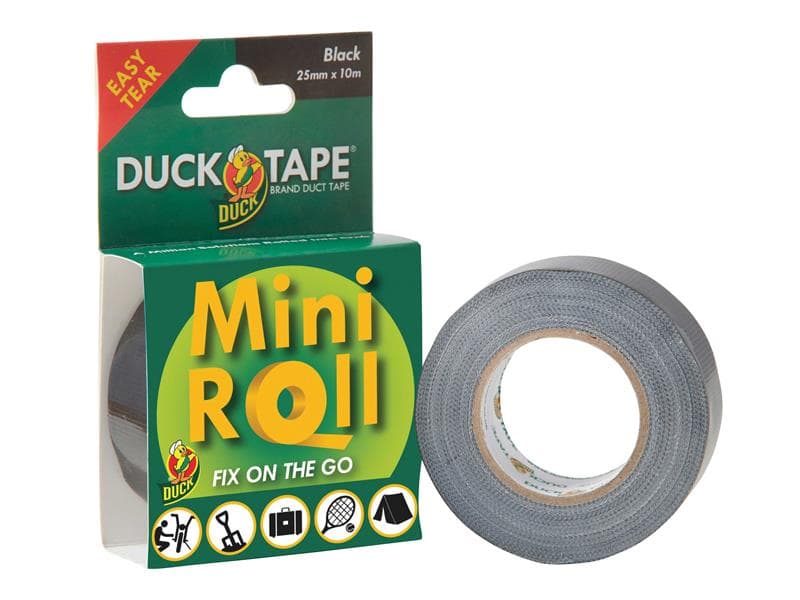 Shurtape 260181 Duck Tape® Mini Roll 25Mm X 10M Black