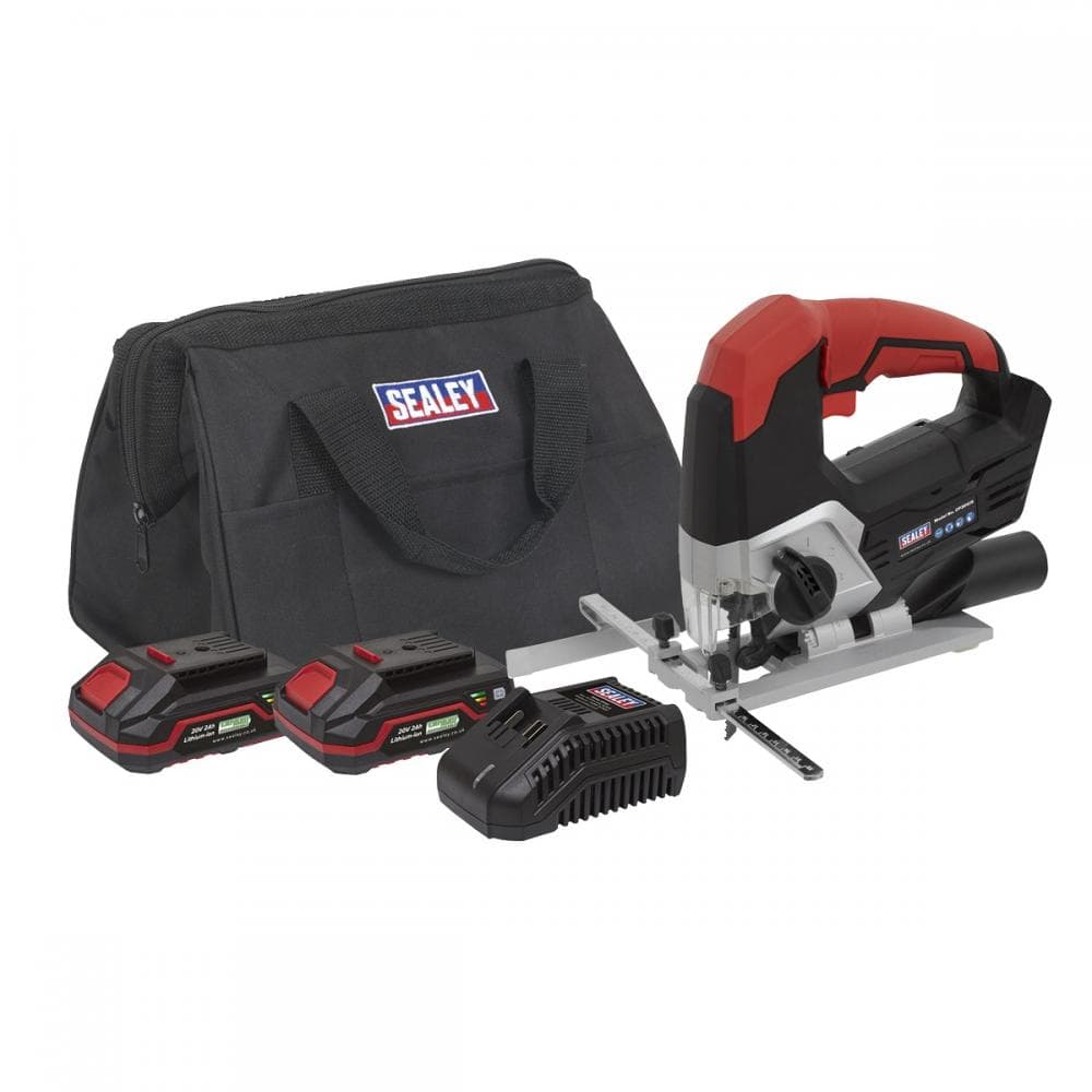 Sealey CP20VJSKIT Cordless Jigsaw Kit 20V Sv20 Series - 2 Batteries