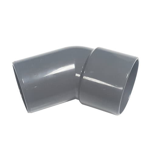 Davant Upvc Solvwld 45Spigot Bend40Mm Grey MU77G