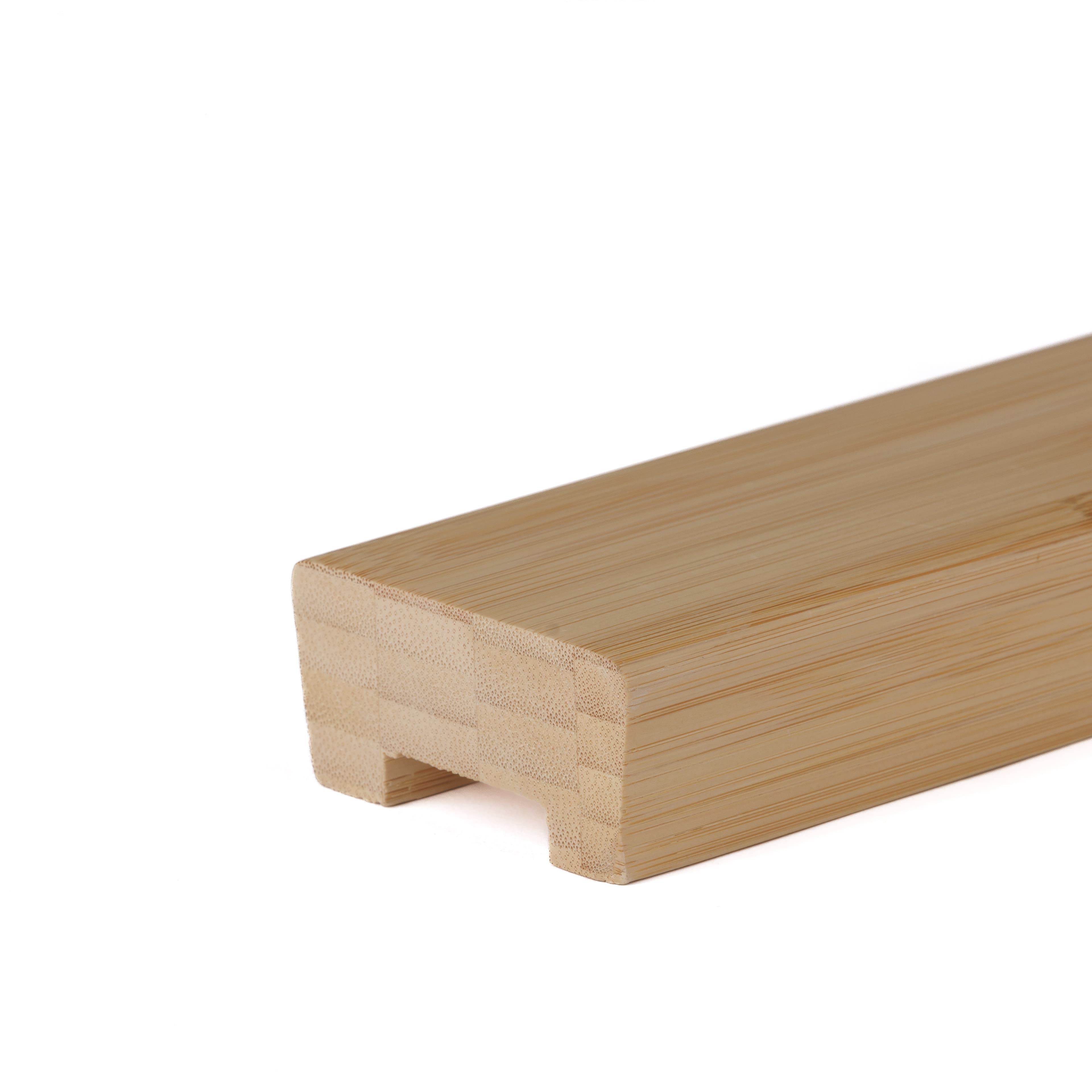 Flair Stairs Bamboo Pear Baserail 41mm Groove 4.2m Light