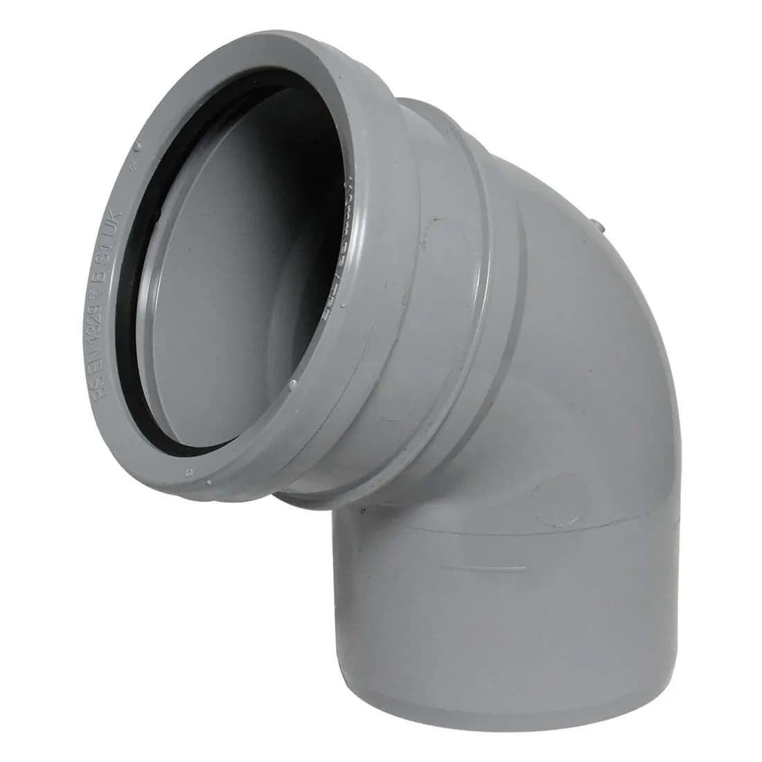 Single Socket 112.5 Deg. Bend 110Mm Grey Soil Sp162G
