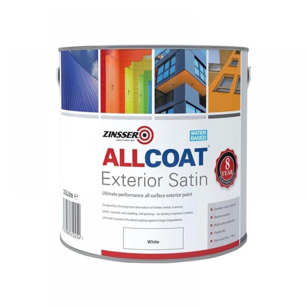 Zinsser ZN7200002C1 Allcoat® Exterior White 2.5 Litre