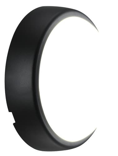 Ebe5R40-01 Eco Mini Round Bulkhead Ip54 450Lm 5.5W 4000K Supplied Black And White Trim EBE5R40-01