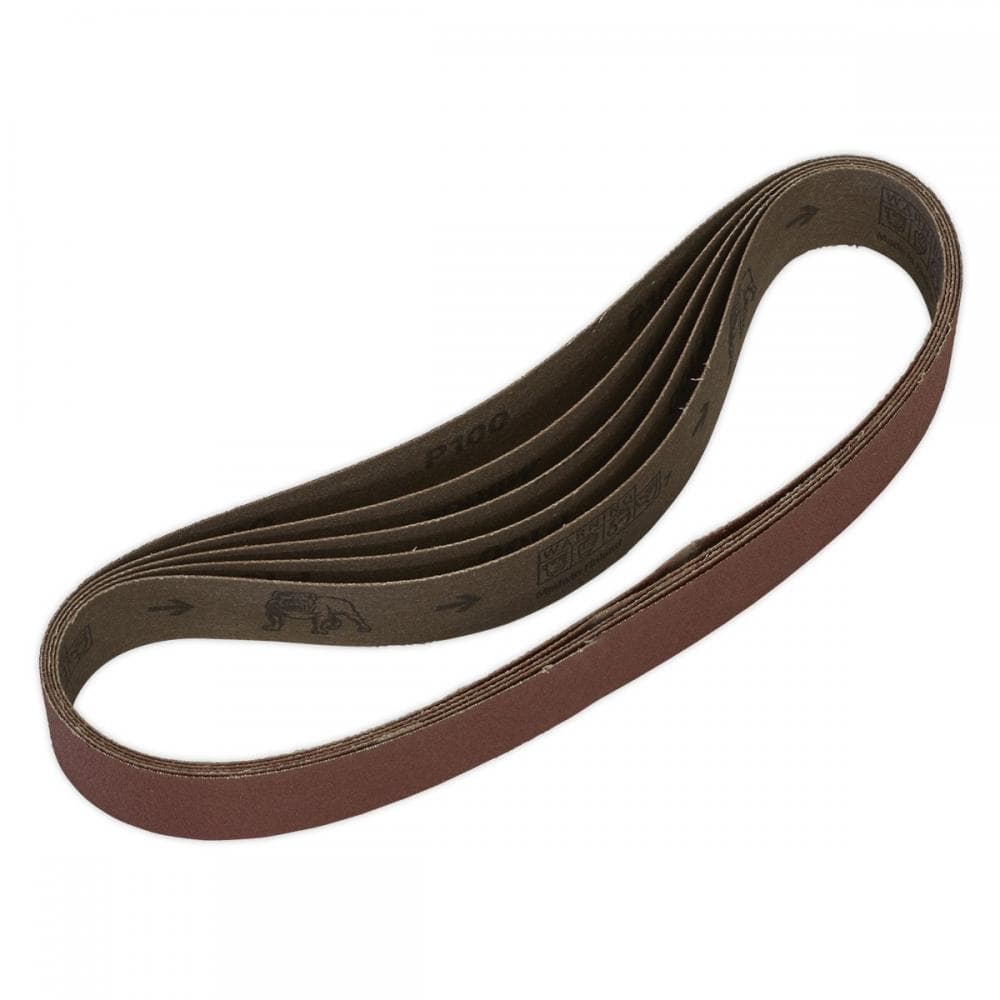 Sealey SB008 Sanding Belt 30 X 540Mm 100Grit Pack Of 5