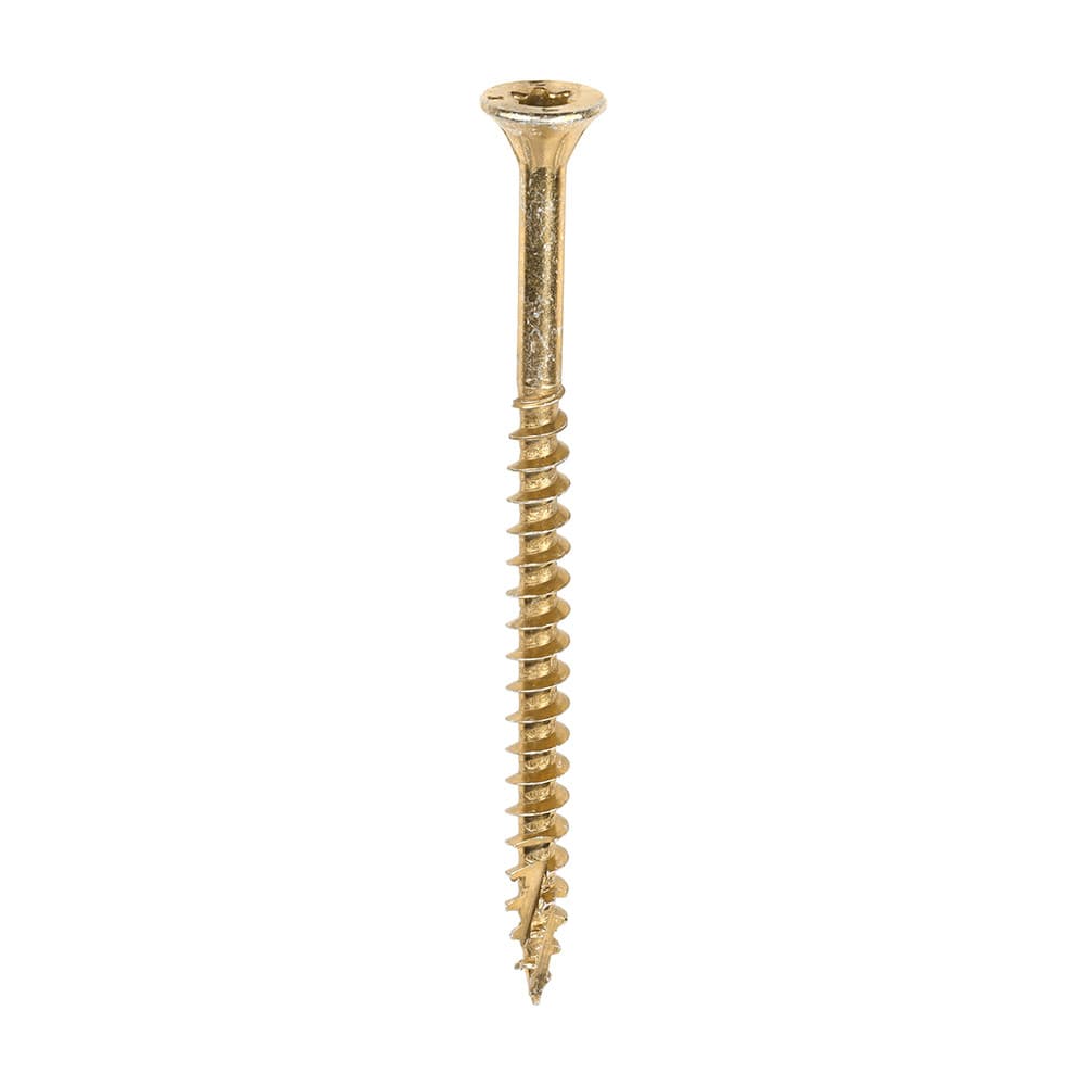 Timco 40060C2C C2 Clamp-Fix Multi-Purpose Premium Screws - Tx - Double Countersunk - Yellow 4.0 X 60 Box 200