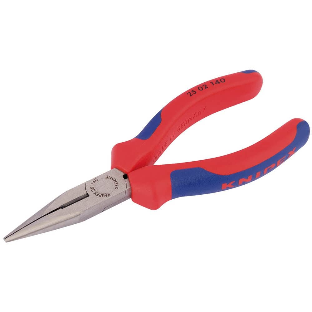 Knipex 49171 25 02 140 Sb Long Nose Pliers - Heavy Duty Handles 140Mm each