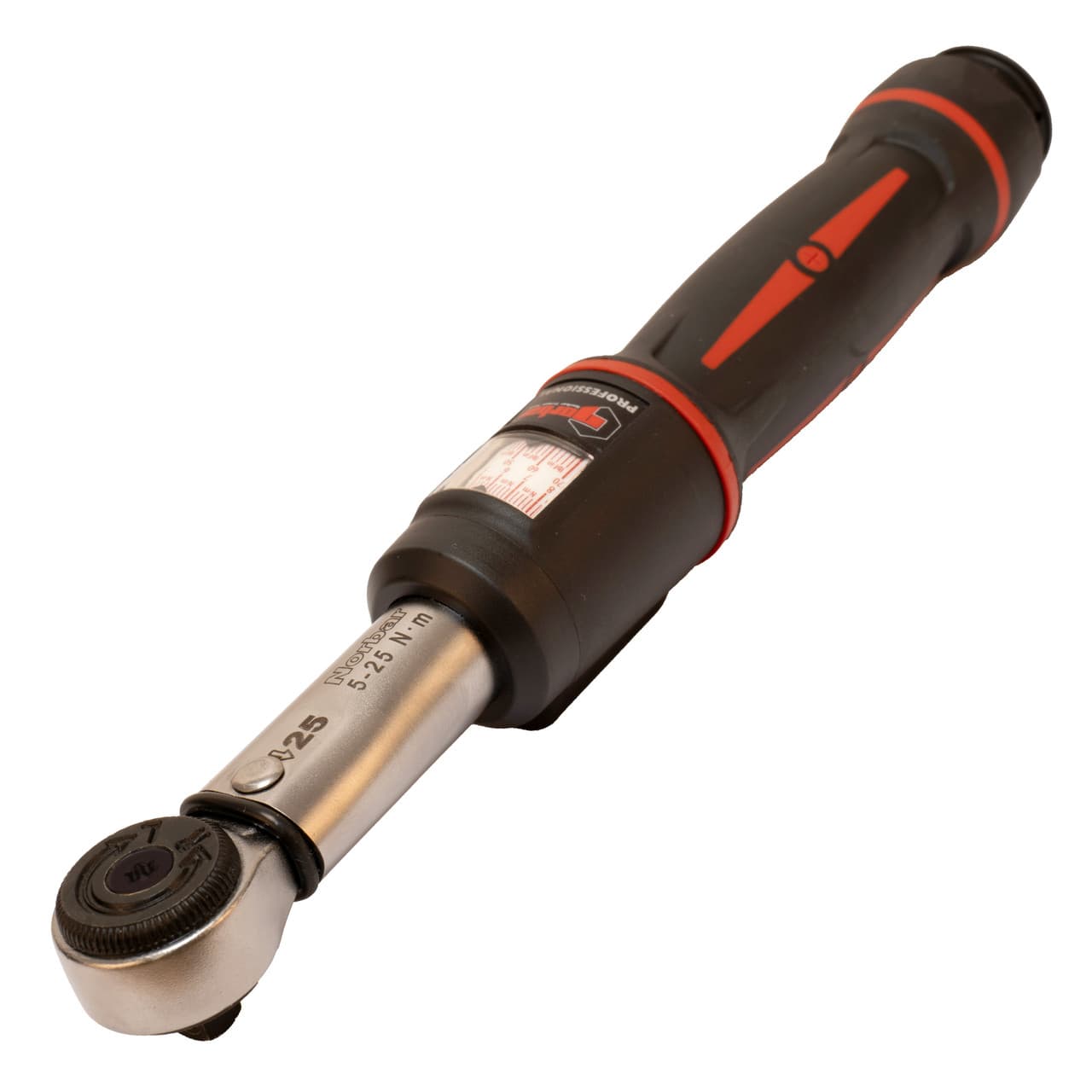 Norbar 15223 Pro 25 Automotive Ratchet Reversible Dual Scale 3/8in Drive 5-25 Nâ·m 44-220 Lbfâ·in NOR-15223