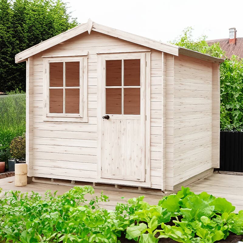 Shire Avesbury 2.5m x 1.8m Log Cabin Summerhouse (19mm)