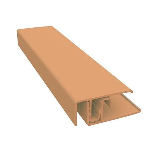 Foresta Wood Effect Cladding Two-Part Lacquered Aluminium Edge Trim - 3mtr For Red Cedar & Siberian Larch