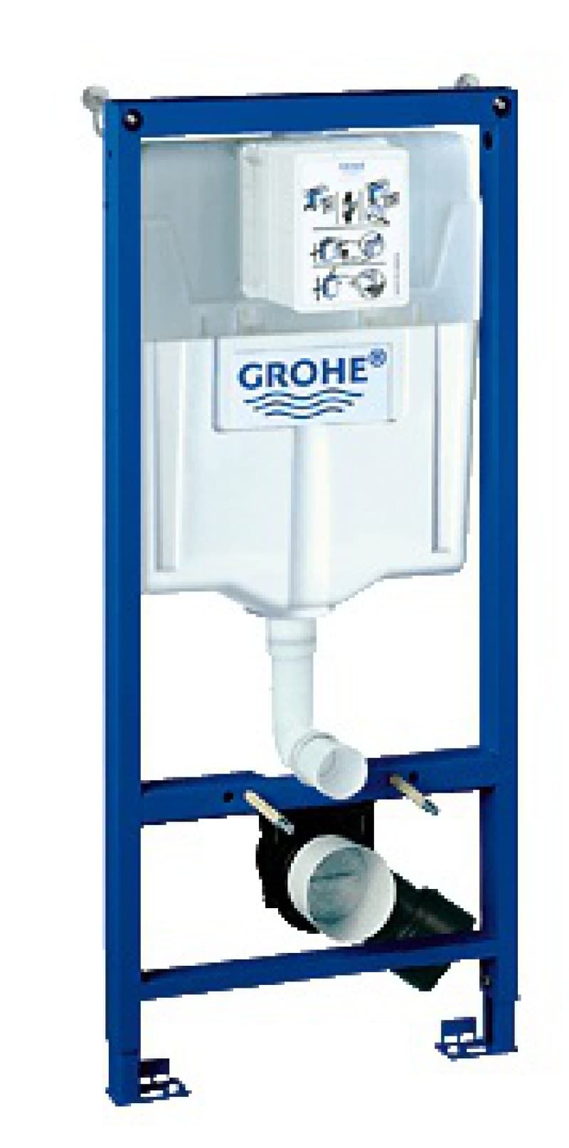Grohe Rapid Sl 1.2 M Wall Hung Toilet Frame 38528001