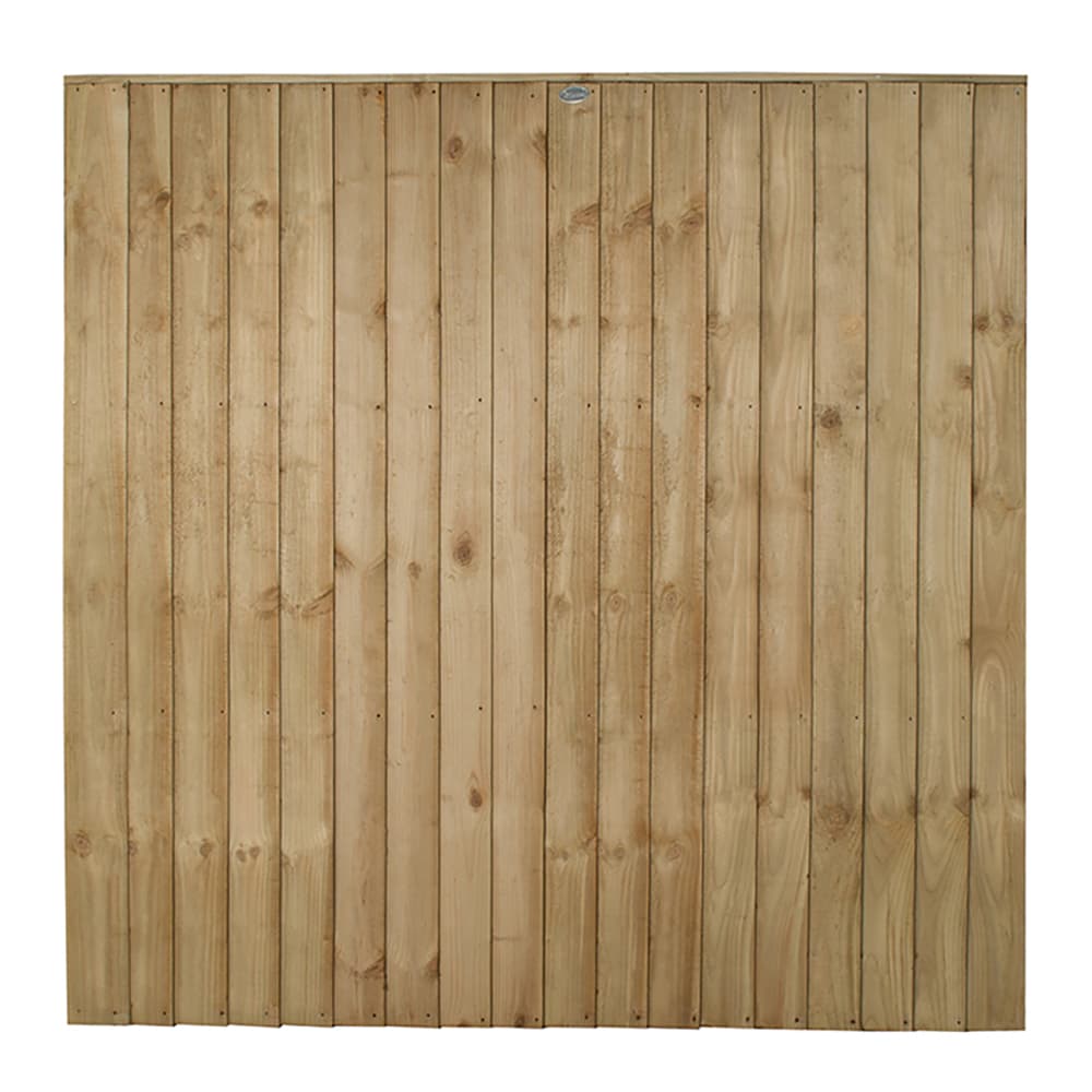 Pressure Treated Closeboard Fence Panel 6ft x 6ft Pack of 4