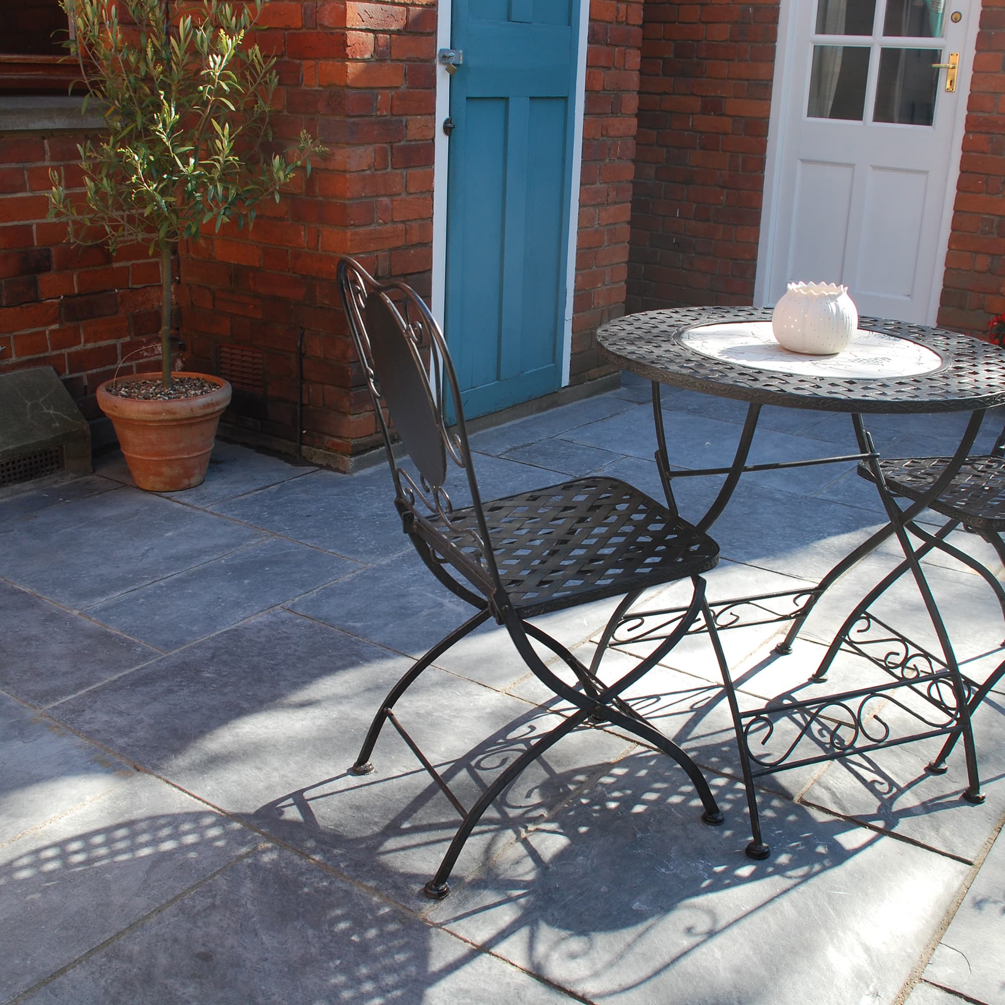 Global Stone Natural Slate Stone Paving Project Pack Carbon 15.30m2