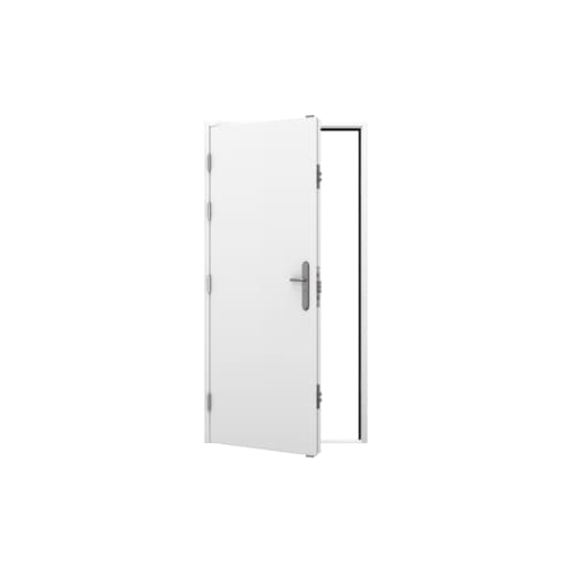 Lathams Left Hand Hinge Security Personnel Door 2020 x 845 x 90mm Open Out