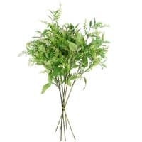 Dyzi Artificial Foliage Stem With Silk Leaves 85cm - Green