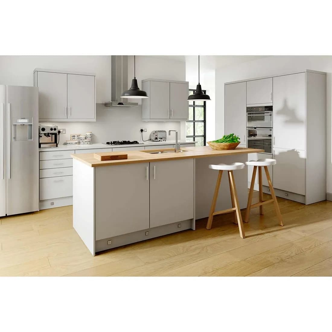 Paris Ula Matt Grey Appl Fascia Door 600 X 892Mm