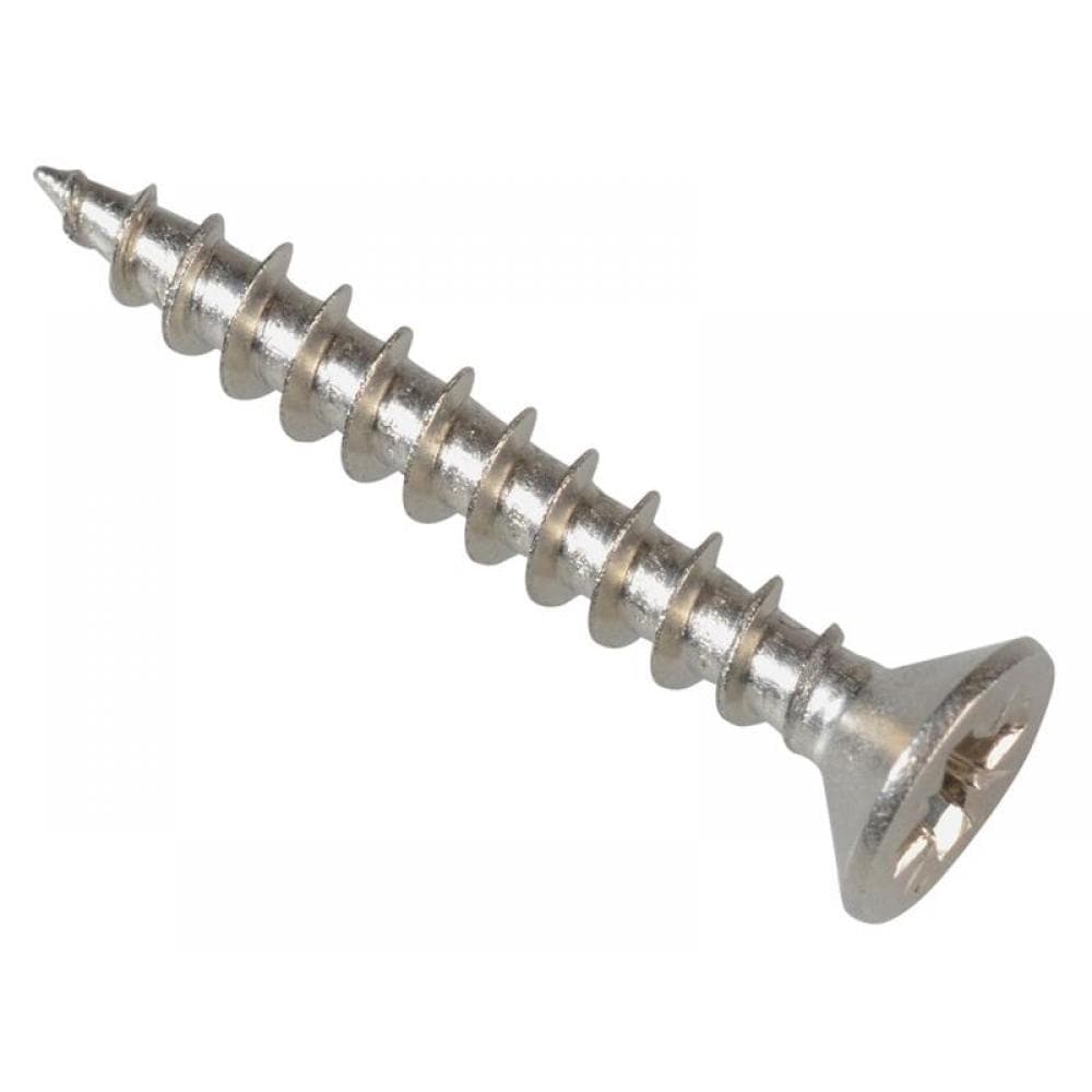 Forgefix POZI3525SS Multi-Purpose Pozi Compatible Screw Csk St S/Steel 3.5 X 25Mm Box 200