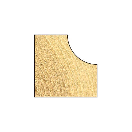 Trend Craftpro 1/2in Tct 6.0Mm Radius Draining Groove Router Cutter 12Mm X 19Mm. Pk 1 C053CX1/2TC